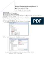 Usb Port and Virtual Com Port Switch Installation Instructions PDF