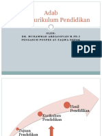 Adab Dalam Kurikulum Pendidikan