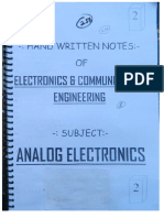 EC 2 Analog Electronics PDF