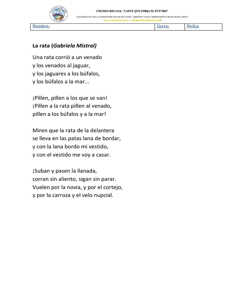 La Rata y Viajando Por Un Libro | PDF