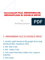 Catatan Menambah File, Mendownlod, Mengupload Di Google