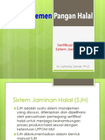 Materi Manajemen Pangan Halal