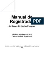 Manual Del Registrador Civil