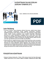 Penerapan Kemitraan Dalam Sebuah Perseroan Terbatas (Pt)