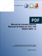 Manual de llenado del formulario SIGSA SIDA 1.2