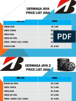 Dermaga Jaya Price List Jasa