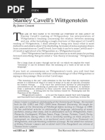 Stanley Cavell's Wittgenstein (Conant) PDF