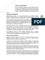 Diferencia Entre Hechos Procesos y Cambi Historico PDF