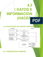 4.3 Datos e Información