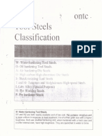 Tool Steel Classification