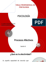 Psicología (Enfermería) - Sesión 6 Procesos Afectivos - 2019-1