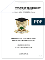 Lab Manual With Procedure for Xilinx and Microwind - Peri Institte of Technology
