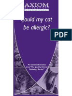 Allergy Client Leaflet - Could My Cat Be Allergic