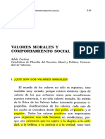 Valores Morales y Comportamiento Social