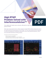 High RTWP Problem Solved With Interferenceadvisor