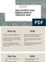 Definisi Startup Dan Perbedaannya Dengan Ukm