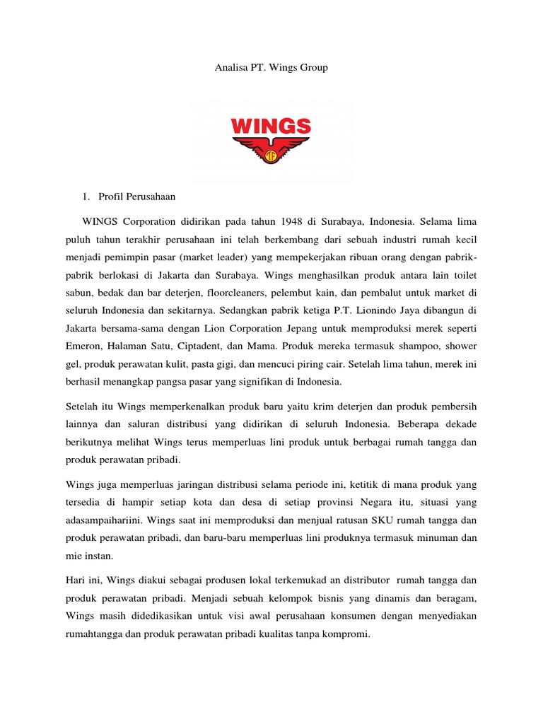 PT Wings Group PDF