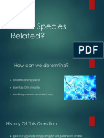Are All Species Related