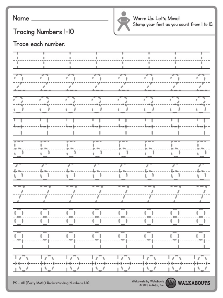 PK - All (Early Math) Understanding Numbers 1-10 PDF | PDF