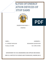 Analysis of Faliure of Stop Dam