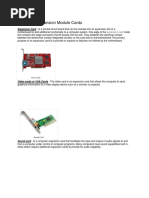 Identifying Expansion Module Cards