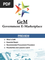 GeM Purchase Procedure Guide | PDF | Procurement | Business Economics