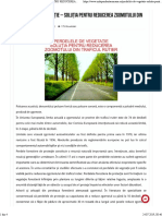Perdelele de Vegetație - Articol - Soluția Pentru Reducerea Zgomotului Din Traficul Rutier - Independența Română - Independența Prin Cultură