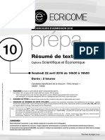 Résumé Prépa