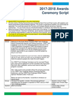 Awards Ceremony Script PDF