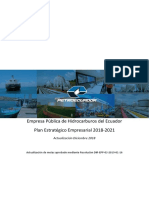 Plan Estratégico Empresarial 2018-2021 de la Empresa Pública de Hidrocarburos del Ecuador