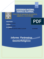 Informe de Hidrologia I