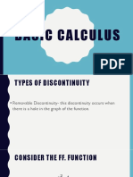 Types of Discontinuities in Calculus Explained