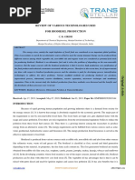 Review of Various Technologies Used For Biodiesel Production