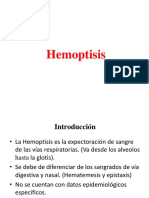 Hemoptisis