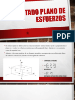 Estado Plano de Esfuerzos