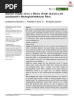 Bayesian analyses detect a history of both vicariance and geodispersal in Neotropical freshwater fishes