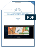 College Notes Gallery