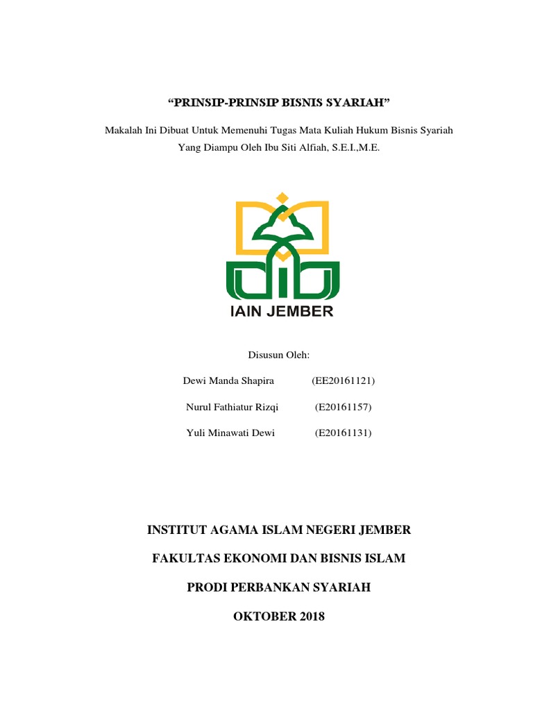 Makalah Hukum Bisnis Syariah Kel 5