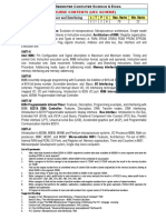 Microprocessor and Interfacing: Course Contents (Uec Scheme)