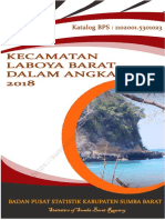 Kecamatan Mamboro Dalam Angka 2018