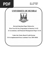 4.45 Revised Question Paper Pattern B.Com Sem I and II AFM I and II PDF