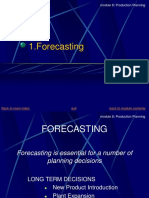 1.forecasting: Module 8: Production Planning