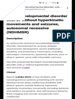 Neurodevelopmental Disorder: With or Without Hyperkinetic