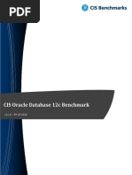 CIS Oracle Database 12c Benchmark v2.1.0