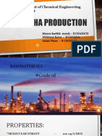 Naphtha Production: Department of Chemical Engineering NIT Calicut