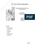 Lecture #5 - Fuel Cell Fundamentals