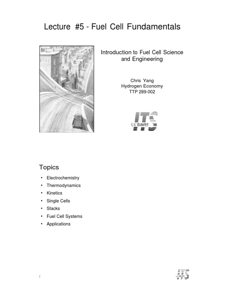Lecture 5 Fuel Cell Fundamentals PDF