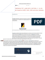 TGT (Medical) Tet - June 2019, Section - C, Q-69 - Answer Based On NCBI, NLM, NIH and Other Websites