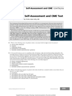Postreading Self-Assessment and CME Test