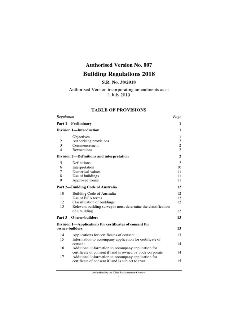 Building Regulations 2018 Overview | PDF | Safety | Building
